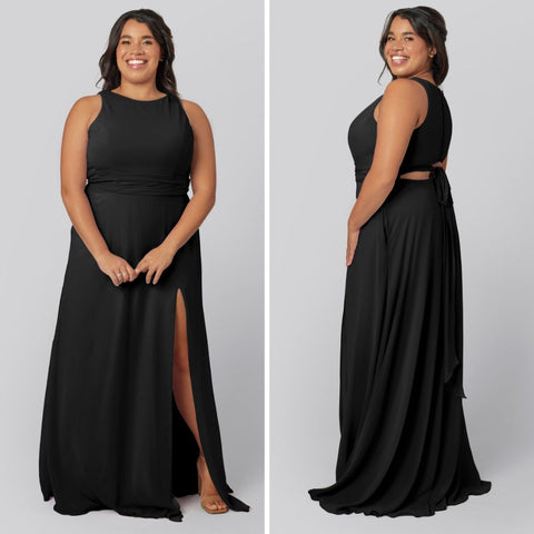 Plus Size Black Bridesmaid Dress