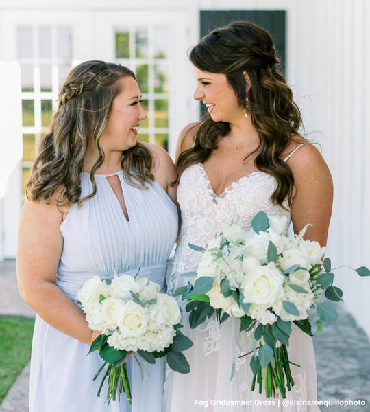 Bride and Bridesmaid