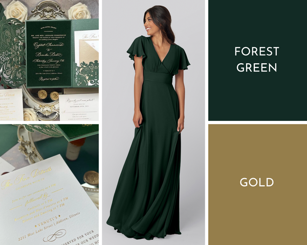 Luca Forest Green Bridesmaid Dress