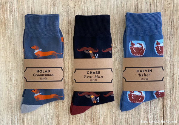 Fun Groomsmen Socks