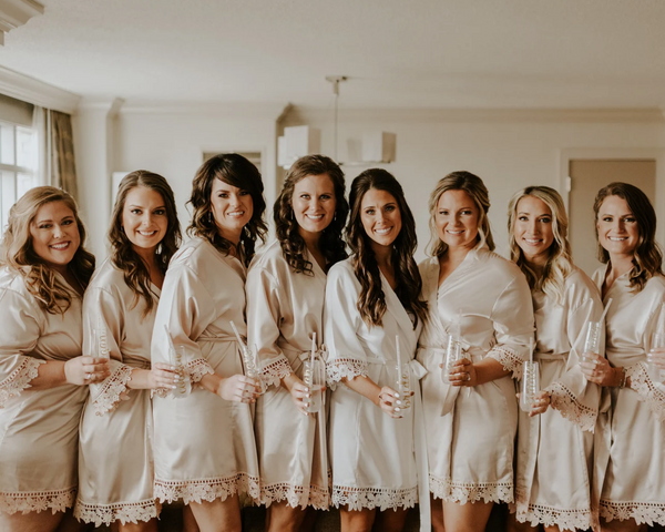 Gold Bridesmaid Robes