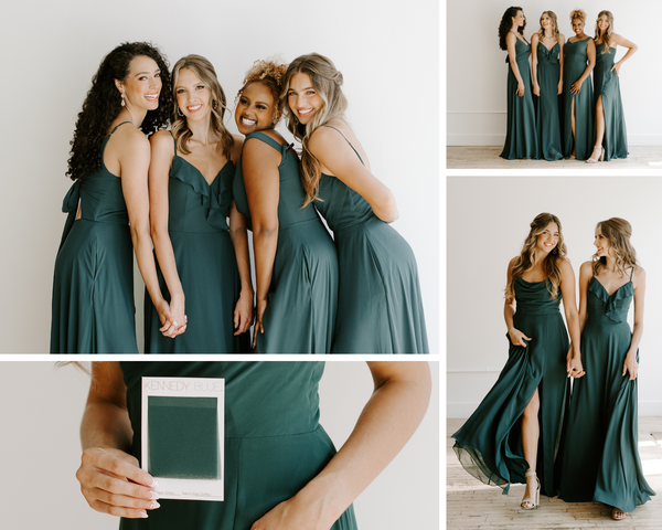 Forest Green Bridesmaid Dresses