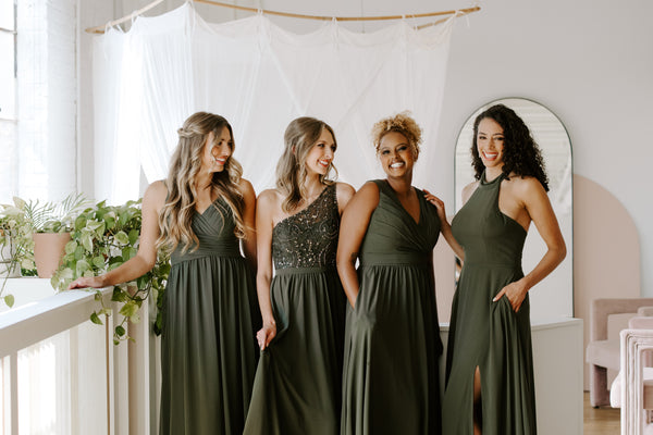 15 Olive Green Bridesmaid Dresses for 2023 | Kennedy Blue - Kennedy Blue