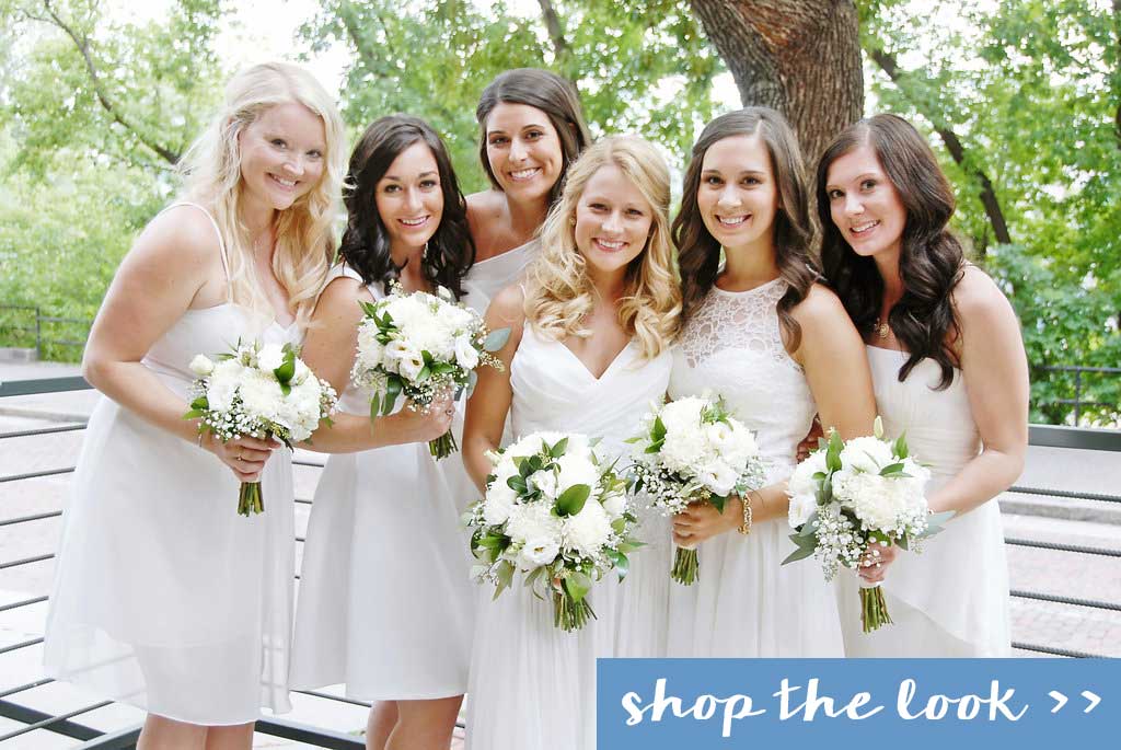 ivory bridesmaid dresses