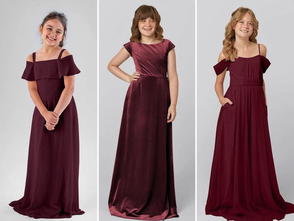 10 Burgundy Bridesmaid Dresses You'll Love | Kennedy Blue