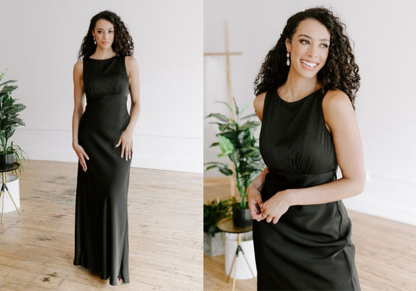 Monica Black Bridesmaid Dress from Kennedy Blue