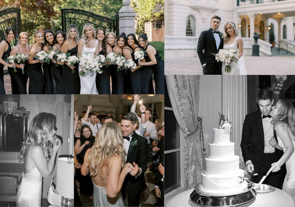 Black and White Wedding Color Palette