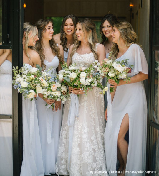 8 Poses To Take With Your Wedding Party | Just A Tina Bit