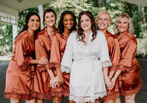 Silky Bridesmaid Robes