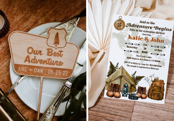 Outdoorsy Adventure Wedding Shower Theme