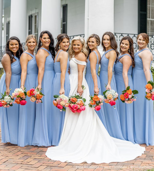 Carolina Blue Bridesmaid Dresses