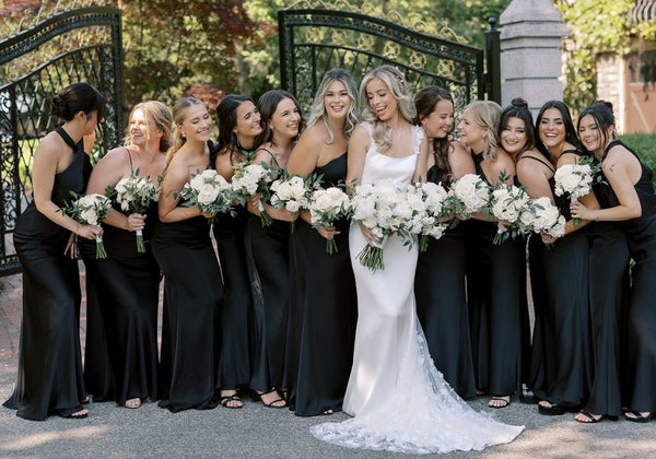 Black Fall Bridesmaid Dresses