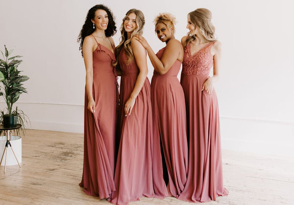 Pink Bridesmaid Dresses