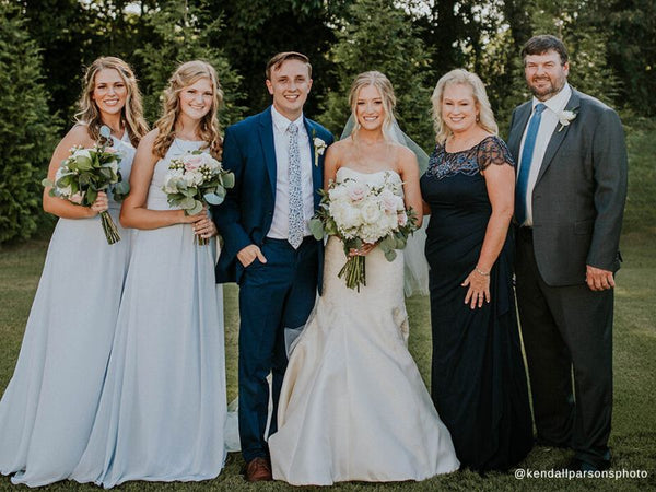 Father of the Bride with Wedding Party