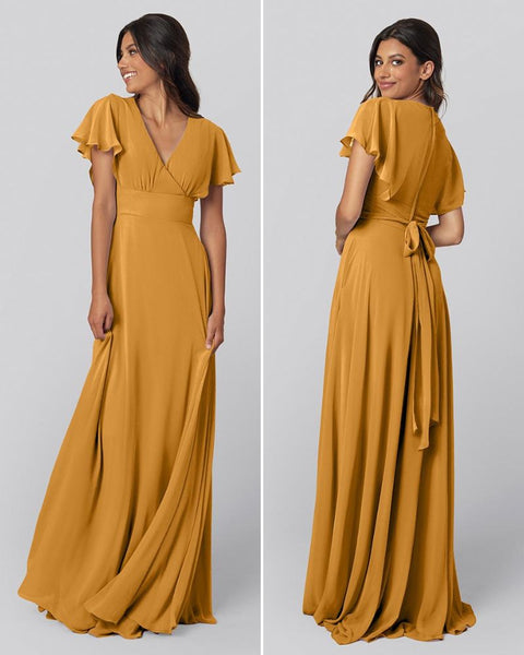 Luca Mustard Yellow Bridesmaid Dress