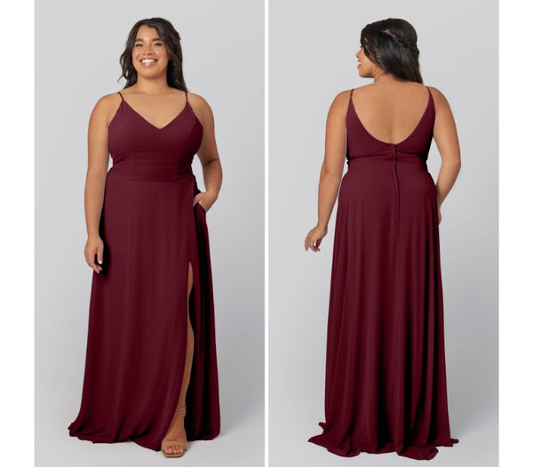 Kimmy Burgundy Bridesmaid Dress