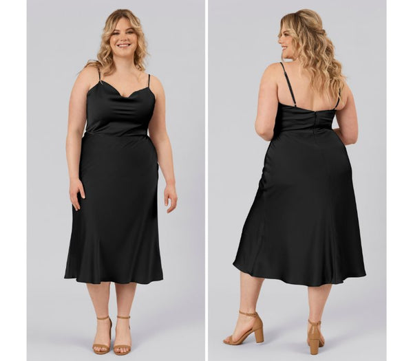 Kai Satin Plus Size Bridesmaid Dress