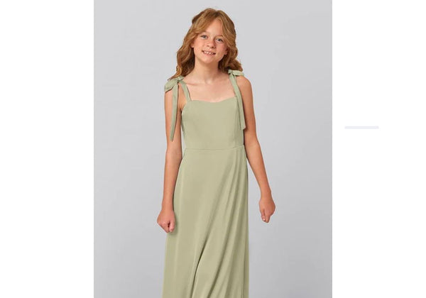 Elsa Junior Bridesmaid Dress in Sage Green