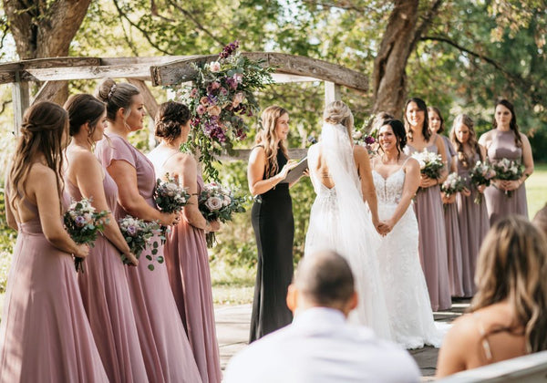 Mauve Bridesmaid Dresses for Spring