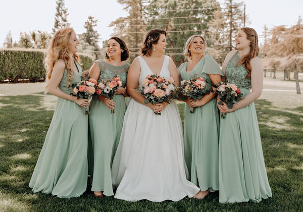 Sage Green Summer Bridesmaid Dresses