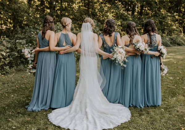 Blue Summer Bridesmaid Dresses