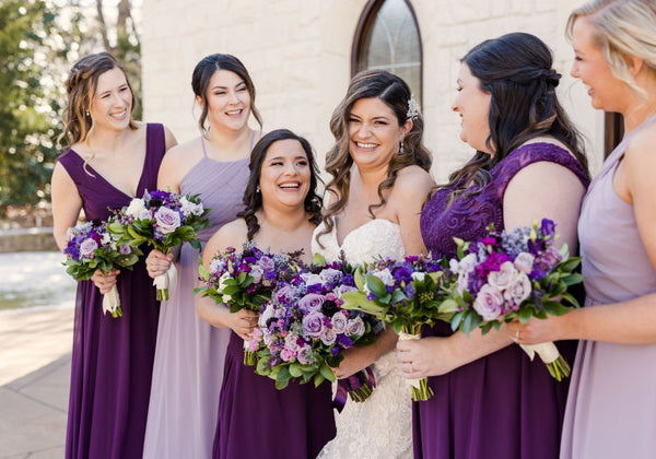 Purple Summer Bridesmaid Dress Colors