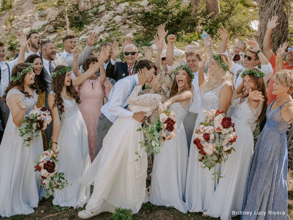 Light Blue Bridesmaid Dresses