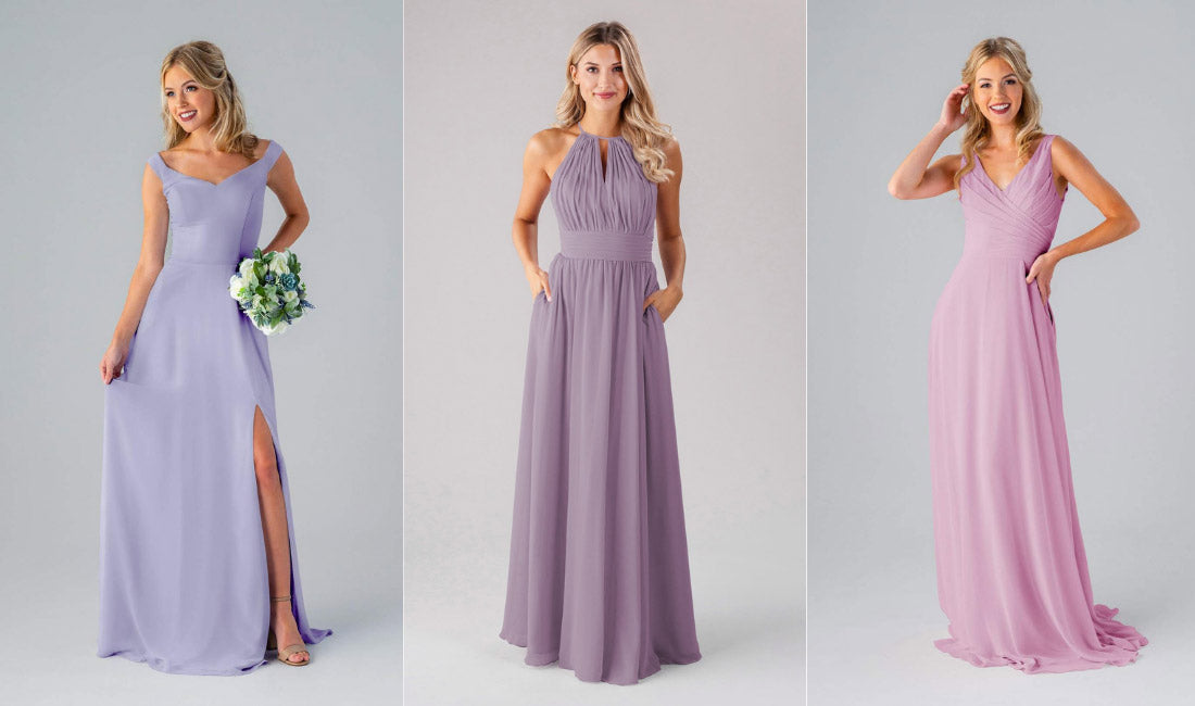 Kennedy Blue Purple Bridesmaid Dresses
