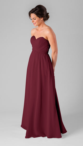 15 Favorite Flattering Bordeaux Bridesmaid Dresses - Kennedy Blue