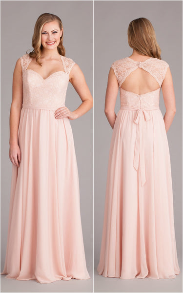 Beautiful rosie dress in blush pink! | A Charming Tennessee Wedding | Kennedy Blue