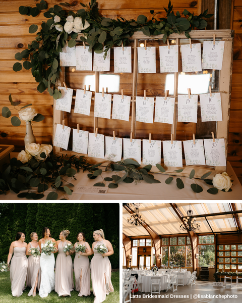 Neutral Wedding With Seating Chart