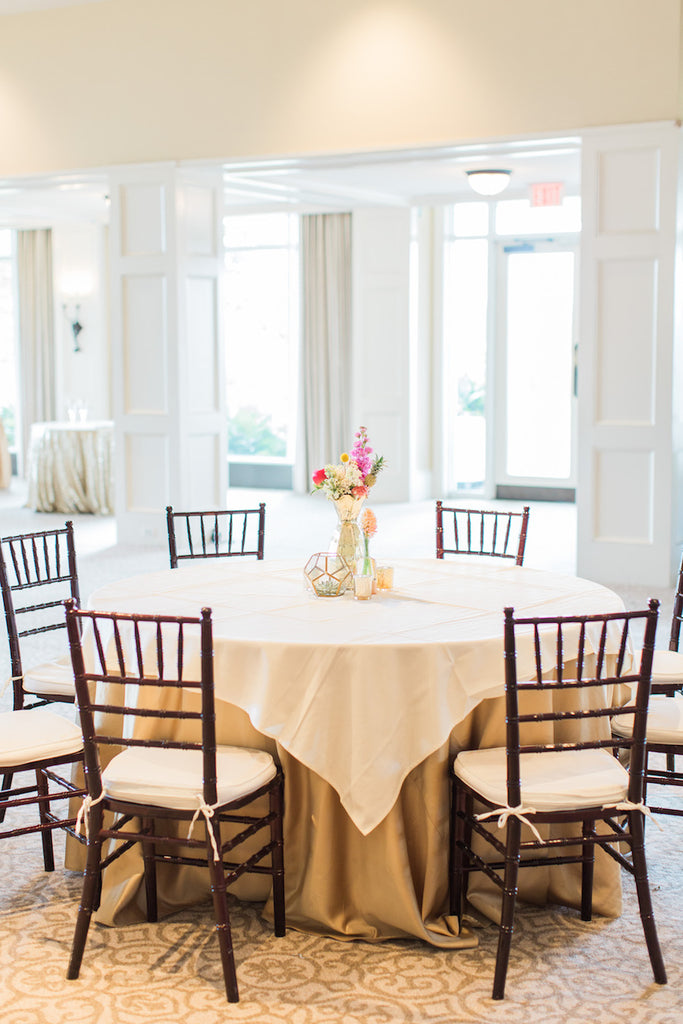 Reception dinner decor | Sindy + Trey Wedding | Kennedy Blue Wedding 