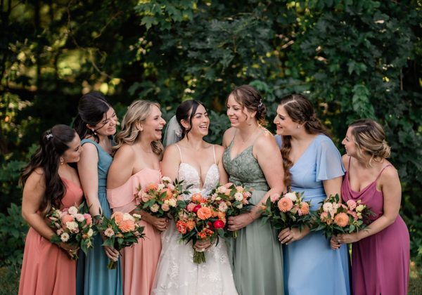 Mix and Match Summer Bridesmaid Dress Colors