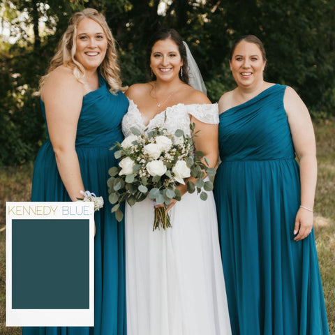 Teal Bridesmaid Dresses