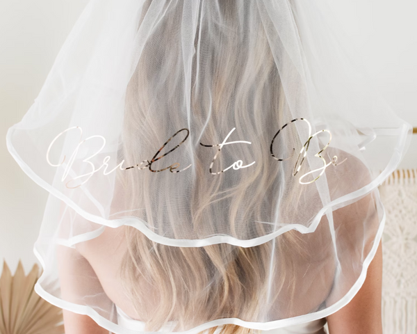 bride to be veil