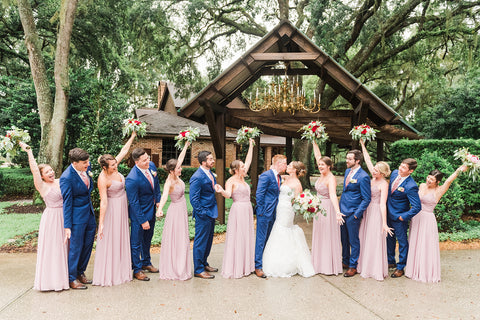 mauve rose bridesmaid dresses