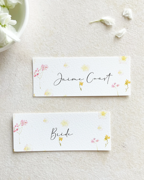 Calligraphy Escort Cards