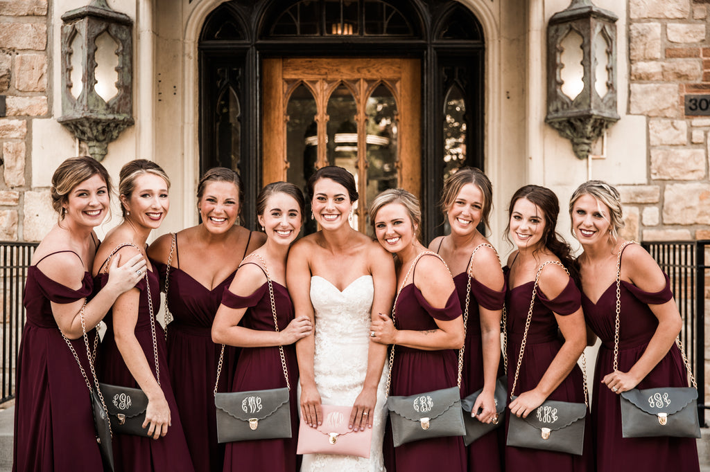 Bordeaux Bridesmaids 