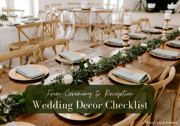 Wedding Decor Checklist Blog