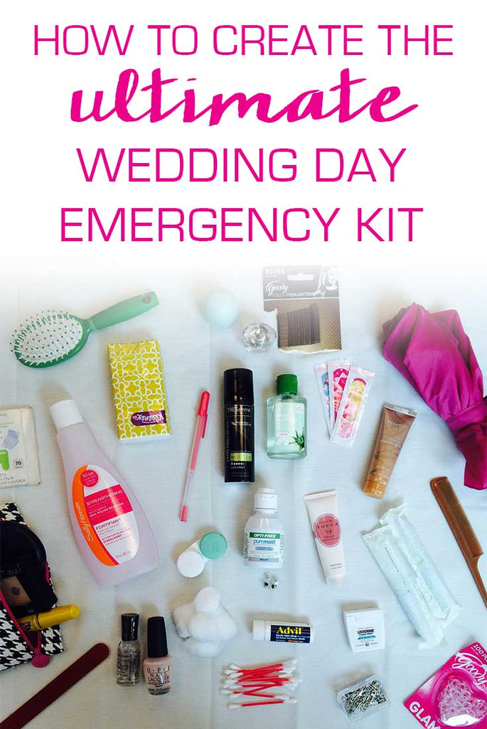 A Bride On A Budget: Wedding Day Emergency Kit