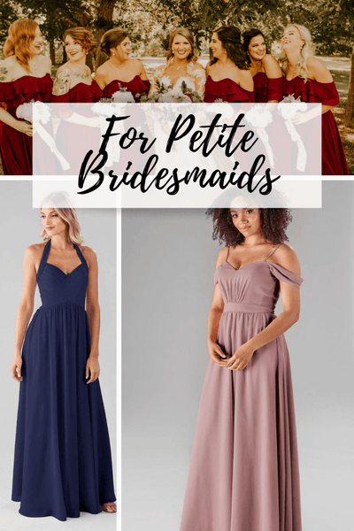 flattering bridesmaid dresses for big busts
