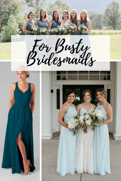 big breasted bridesmaid dresses