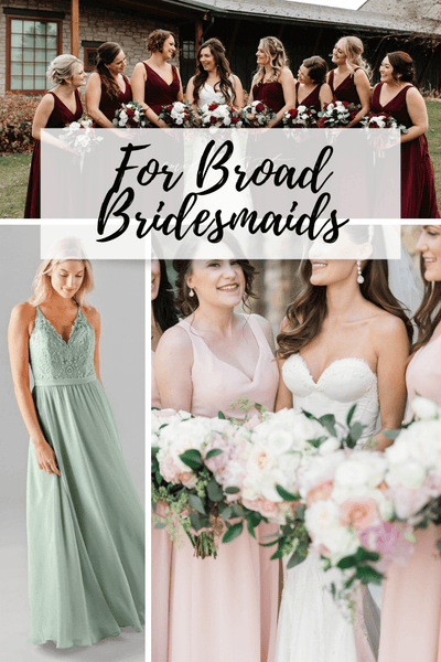 bridesmaid dresses for big arms