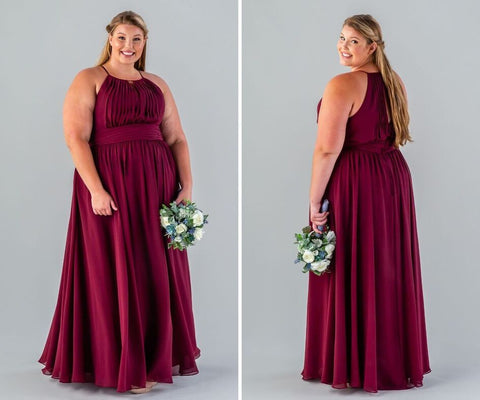 Flattering Plus Size Bridesmaid for 2023 - Kennedy Blue