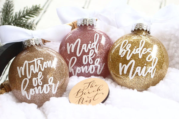 bridesmaid proposal ornaments