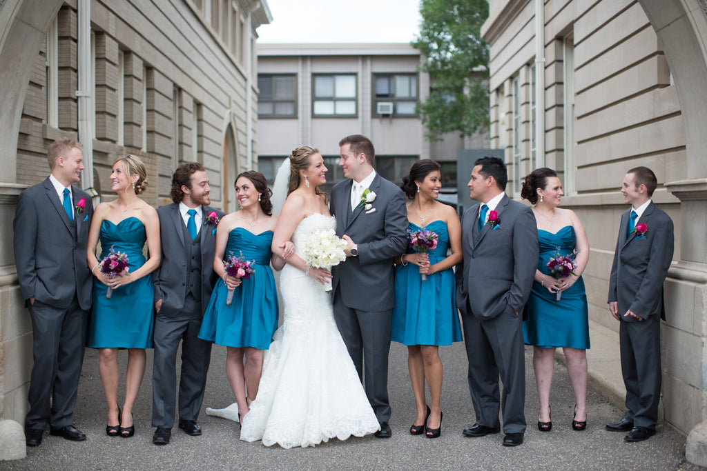 blue jewel tone bridesmaid dresses