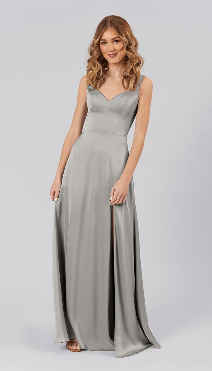 Light Gray Bridesmaid Dresses