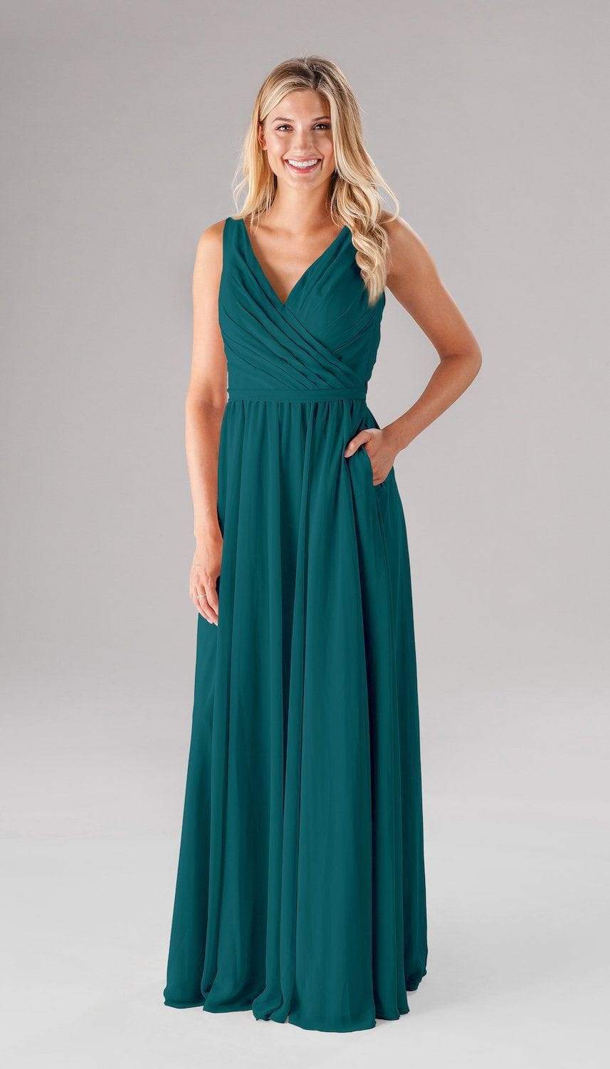 teal dress bridesmaid