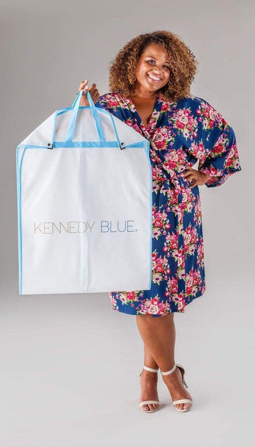 Personalized Makeup Bag  Kennedy Blue - Kennedy Blue