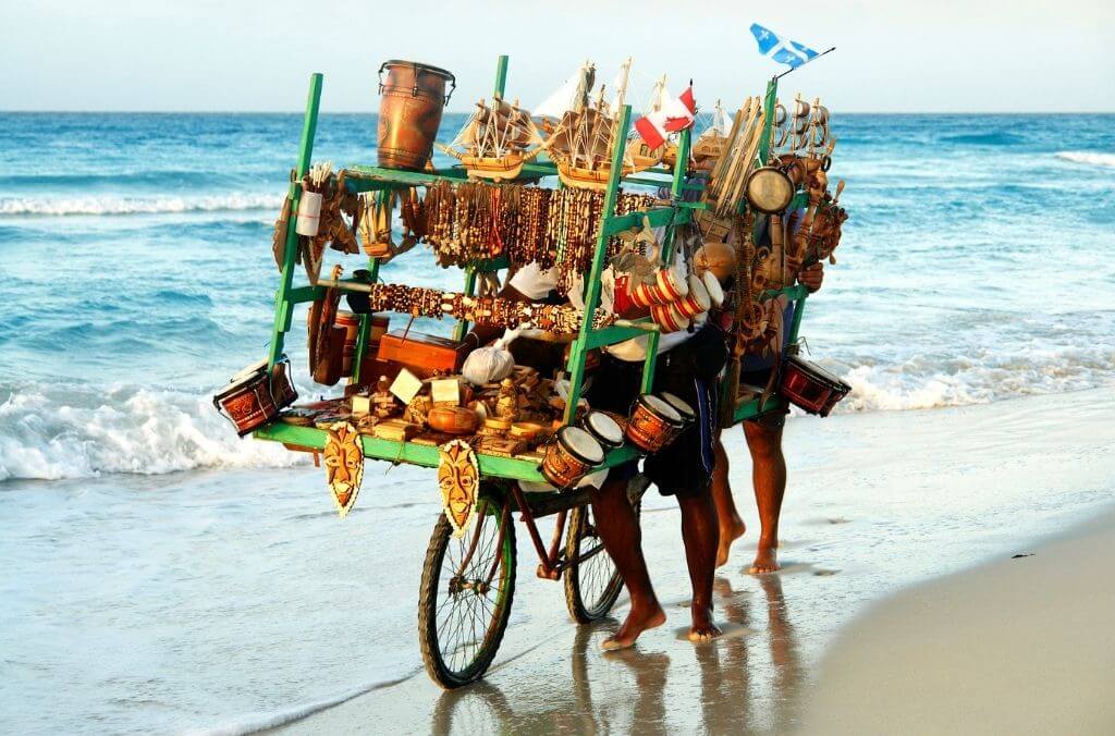 there are several small beach vendors at every beach - OurCoordinates